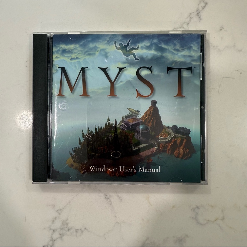 Myst Vintage PC Computer Video Game 1996 Windows 3.1 CD ROM With Jewel Case